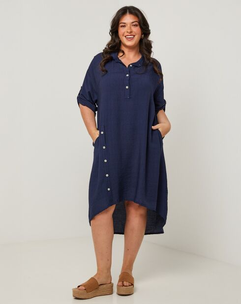 Chloé marineblaues Kleid