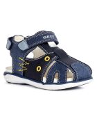 Sandales en Cuir Delhi bleu marine
