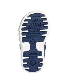 Sandales en Cuir Delhi bleu marine