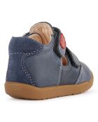 Sandales en Cuir Macchia bleu marine
