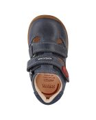 Sandales en Cuir Macchia bleu marine