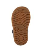 Sandales en Cuir Macchia bleu marine