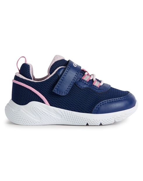 Baskets Sprintye bleu marine/rose