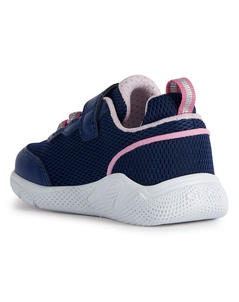 Baskets Sprintye bleu marine/rose