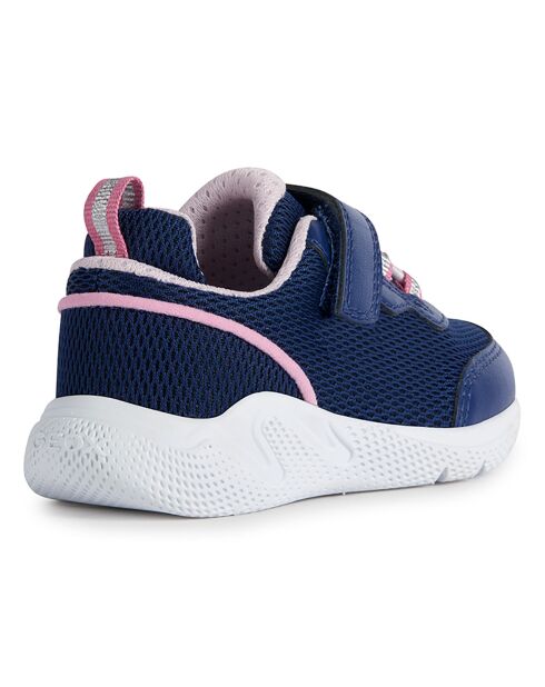 Baskets Sprintye bleu marine/rose