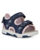 Sandales Multy marine/rose clair