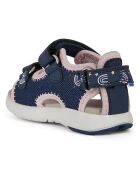 Sandales Multy marine/rose clair