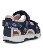Sandales Multy marine/rose clair