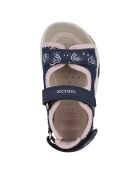 Sandales Multy marine/rose clair