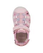 Sandales Multy rose clair/rose foncé