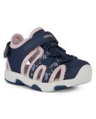 Sandales Multy marine/rose clair