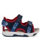Sandales Multy bleu marine/rouge