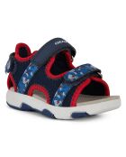 Sandales Multy bleu marine/rouge