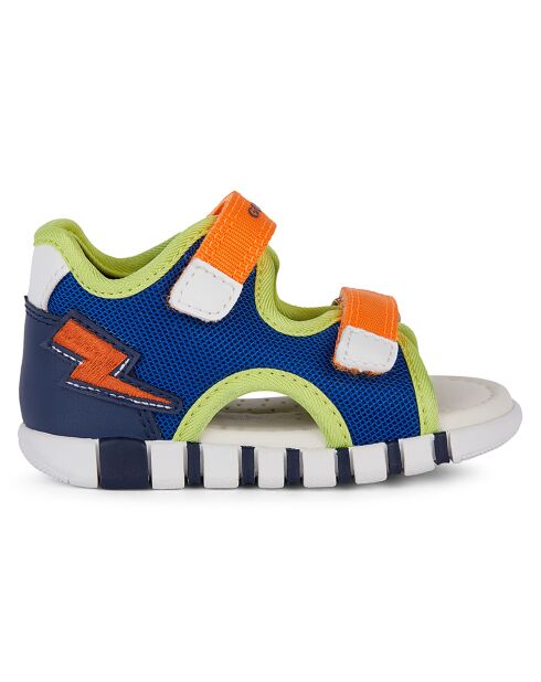 Sandales Iupidoo bleu royal/orange