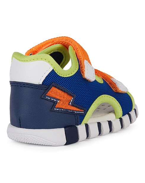 Sandales Iupidoo bleu royal/orange