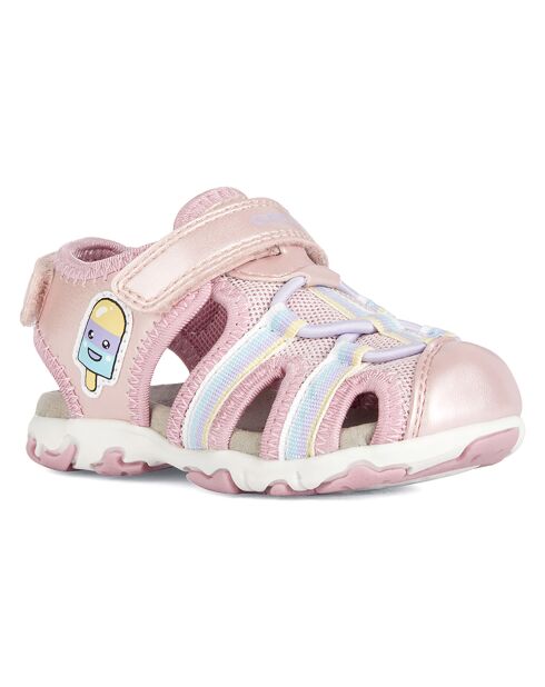 Sandales Flaffee rose pâle