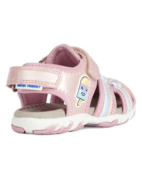 Sandales Flaffee rose pâle