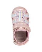 Sandales Flaffee rose pâle