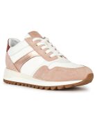 Baskets en Cuir Tabelya nude/blanc
