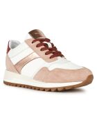 Baskets en Cuir Tabelya nude/blanc