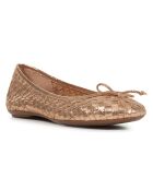 Ballerines en Cuir Palmaria rose doré