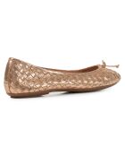 Ballerines en Cuir Palmaria rose doré