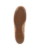Ballerines en Cuir Palmaria rose doré