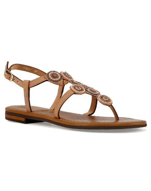 Sandales en Cuir Sozy marron