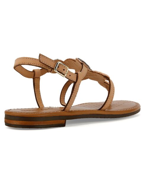 Sandales en Cuir Sozy marron