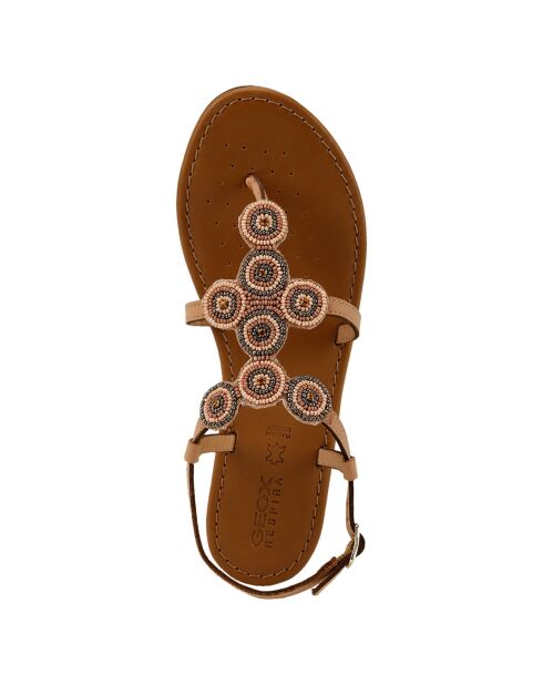 Sandales en Cuir Sozy marron