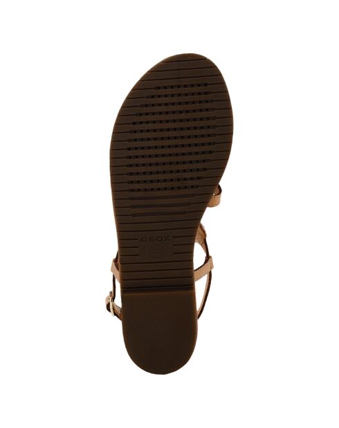 Sandales en Cuir Sozy marron