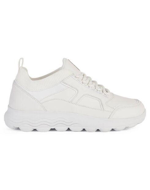 Baskets en Cuir Spherica blanches