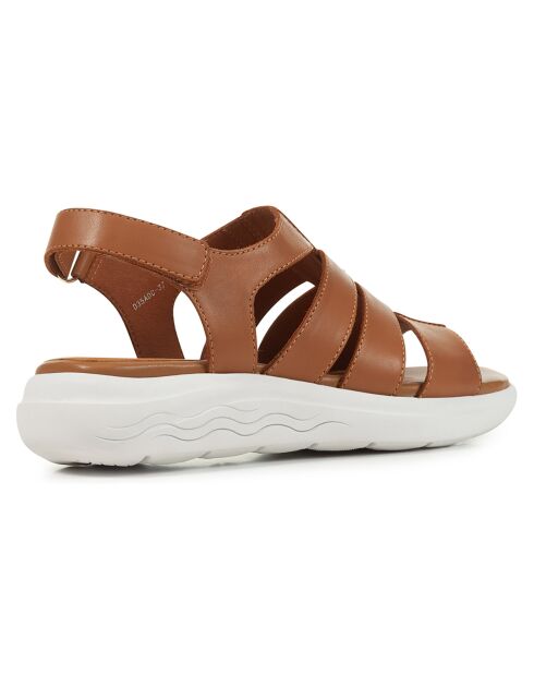 Sandales en Cuir Spherica camel