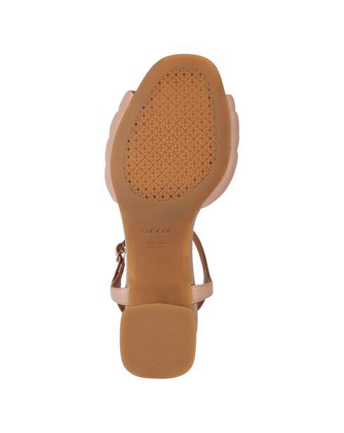 Sandales en Cuir Genziana nude - Talon 6.5 cm