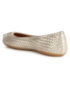Ballerines en Cuir Palmaria doré pâle