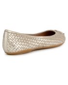 Ballerines en Cuir Palmaria doré pâle