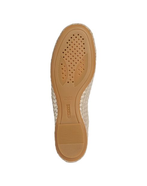 Ballerines en Cuir Palmaria doré pâle