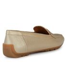 Mocassins en Cuir Kosmopolis doré pâle