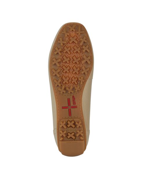 Mocassins en Cuir Kosmopolis doré pâle