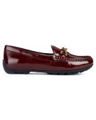 Mocassins en Cuir verni Kosmopolis bordeaux foncé