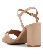Sandales en Cuir Eraklia nude - Talon 8 cm