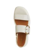 Sandales en Cuir Spherica sable clair - Talon 5.5 cm
