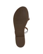 Sandales en Cuir Sozy argentées