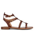 Sandales en Cuir Sozy brunes