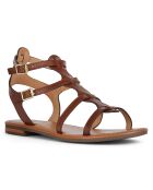 Sandales en Cuir Sozy brunes