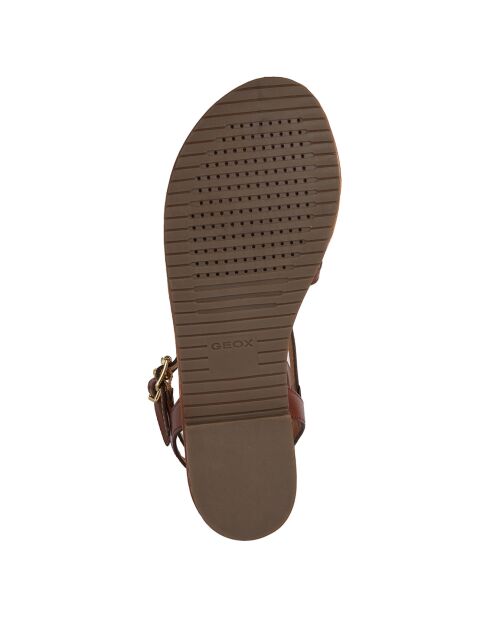 Sandales en Cuir Sozy brunes