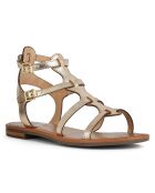 Sandales en Cuir Sozy dorées
