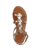 Sandales en Cuir Sozy dorées