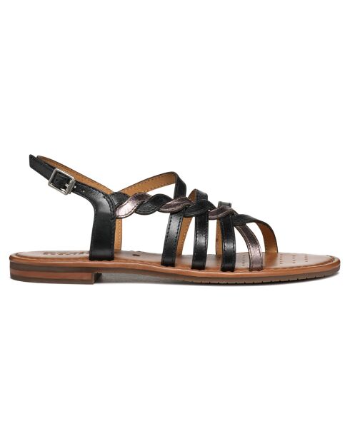 Sandales en Cuir Sozy noires