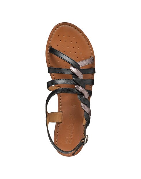 Sandales en Cuir Sozy noires